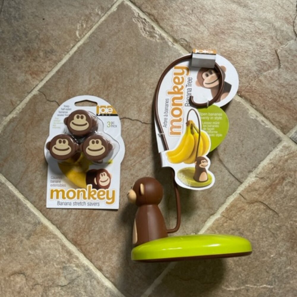 Monkey Banana Tree + Monkey Banana Strech Savors - BOTH NWT- Hard to Find